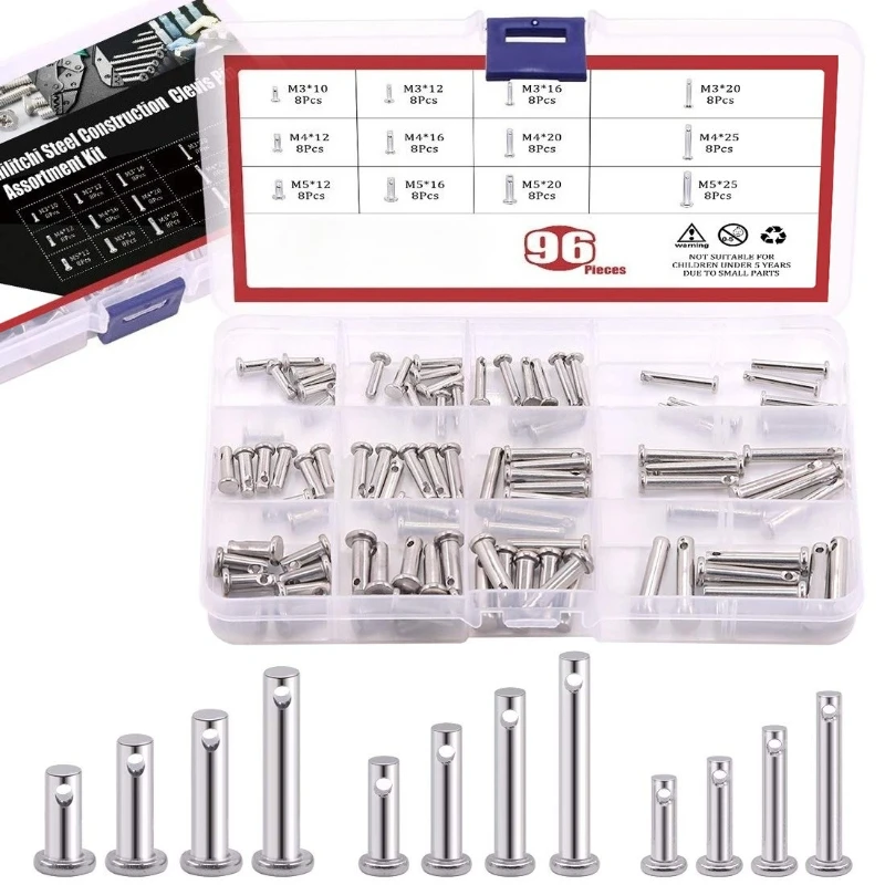 

Набор штифтов из нержавеющей стали 304 M3 M4 M5 96 шт