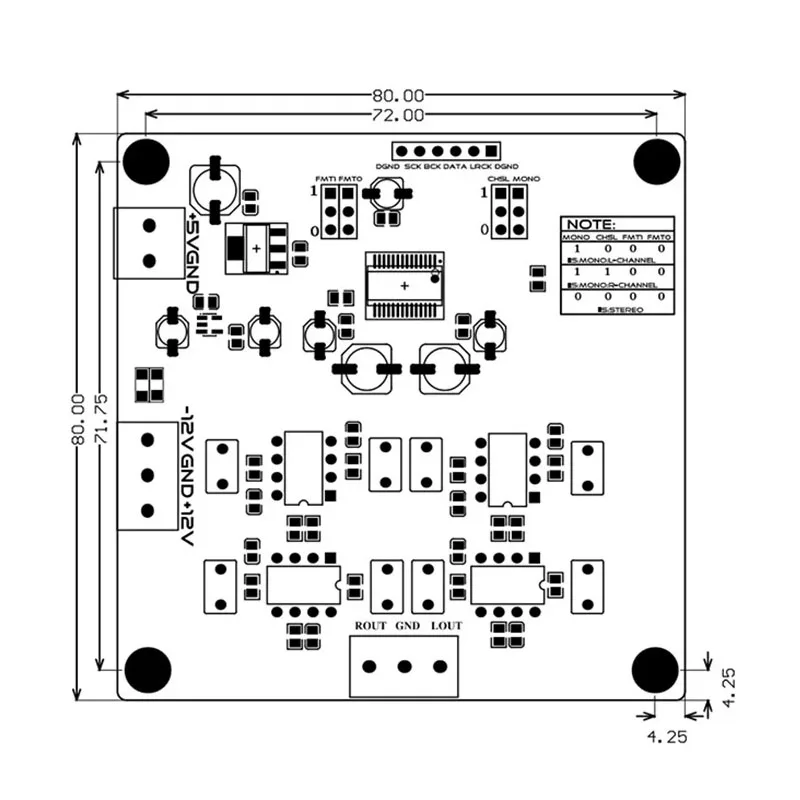 Плата декодера ЦАП Y2 PCM1794A, 24-битный192 кГц стереомодуль, соотношение сигналшум 102 дБ, 0,0008% THD+N, выход 2,1 В RMS (art.: 3920dc66d64d0) - 3920dc66d64d0