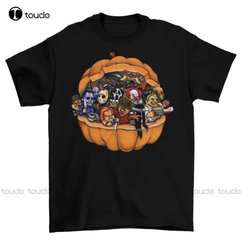 

New Halloween Pumpkin Killers T-Shirt Unisex Horror Sizes It Alien New Anime Shirt Streetwear Tshirt New Popular Retro Unisex