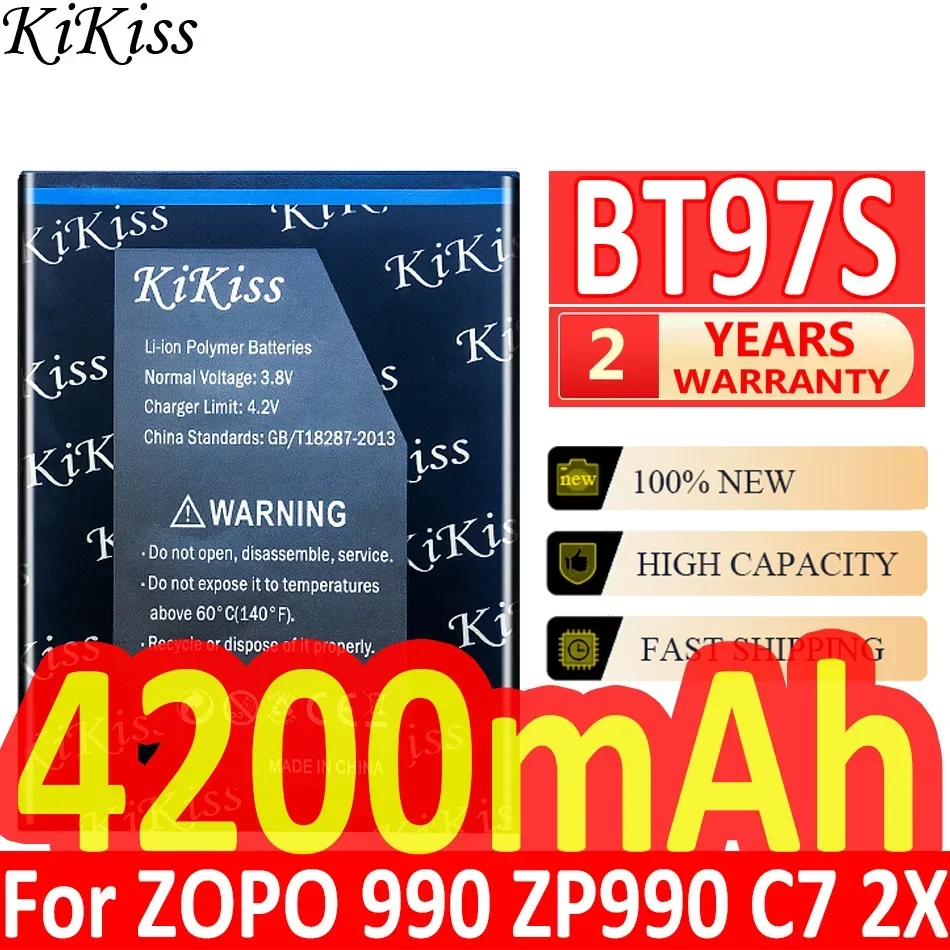 Для ZOPO 990 ZP990 C7 2X BT97S аккумулятор мобильного телефона длительный срок службы 4200 мАч