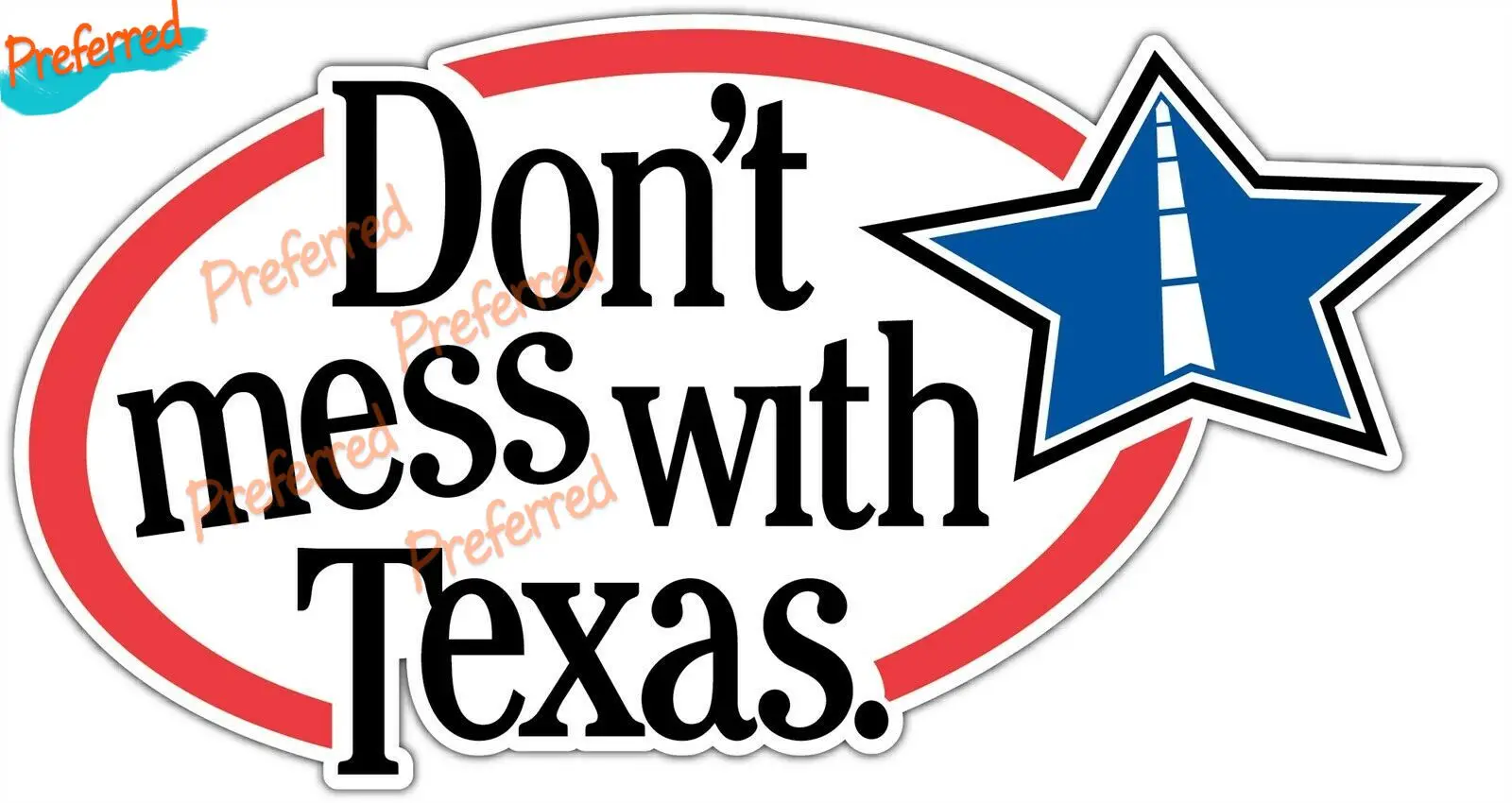 

Don't Mess with Texas Reduce Littering Car Bumper Window Sticker Decal