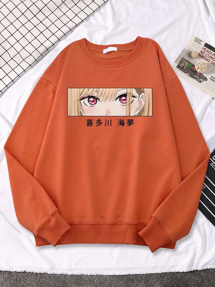 

Женская толстовка с длинным рукавом и круглым вырезом, в стиле Харадзюку