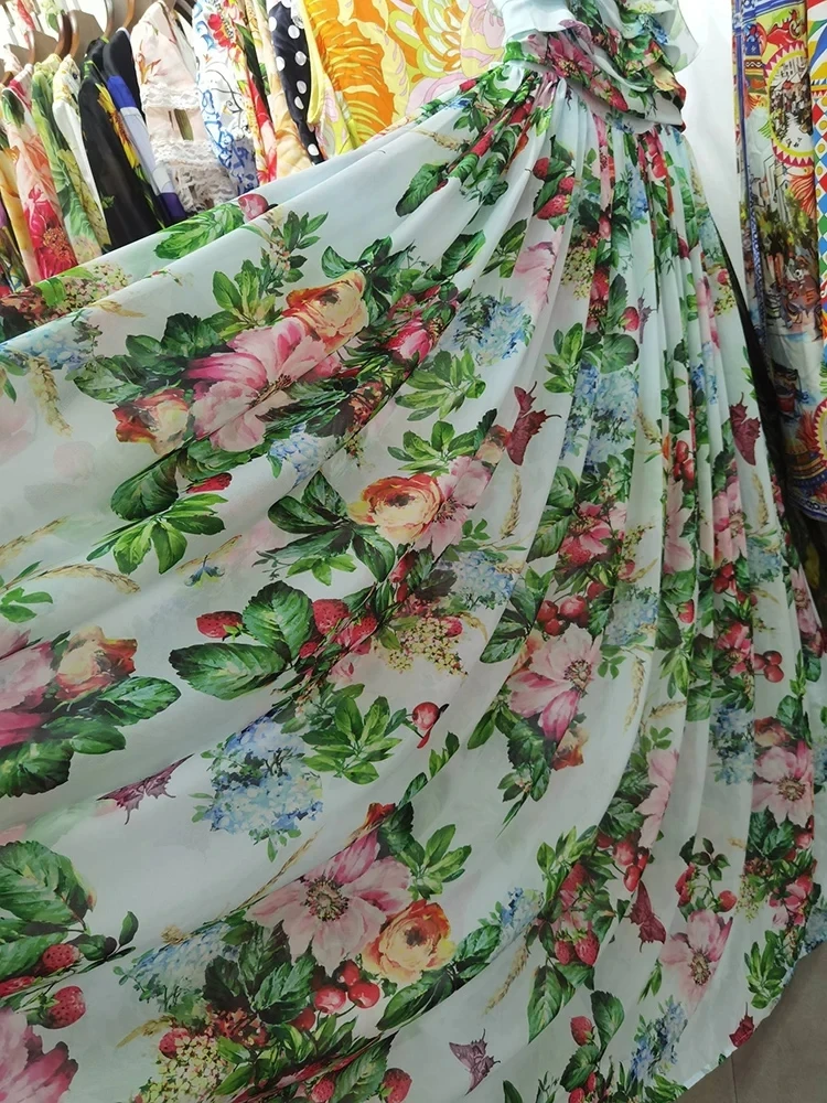 Шифоновые шелковые платья для женщин летние пляжные праздничные регулируемая