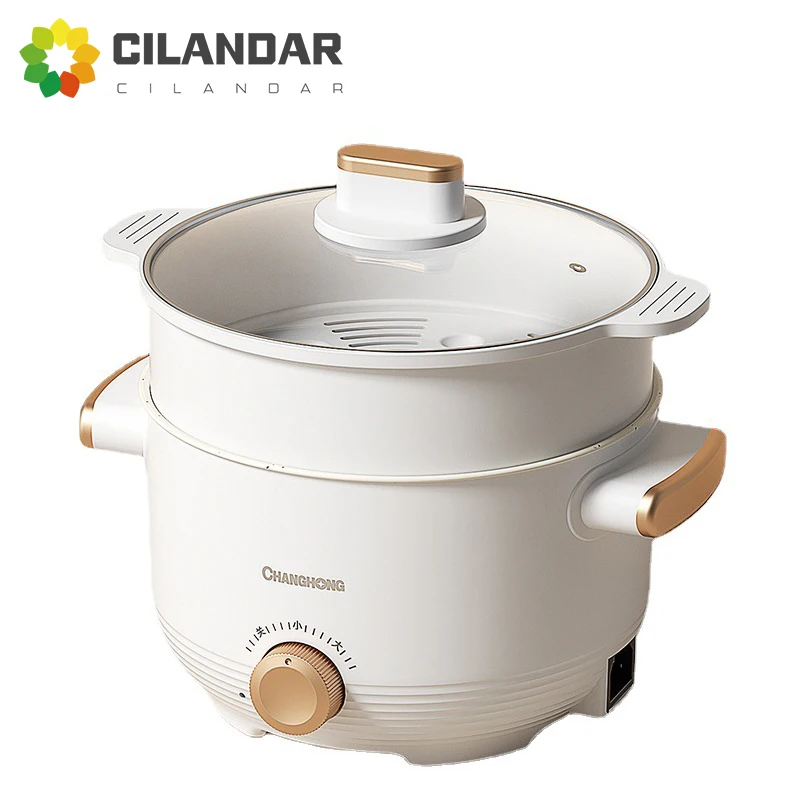 Enlarge Electric cooking pot multifunctional household roast mini non-stick plug-in electric stir-fry in one hot pot