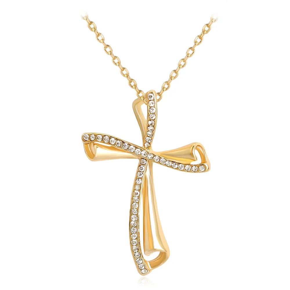 

Jewelry Pendant Personalized Oblique Cross Necklace for women Gifts Clothing Accessories