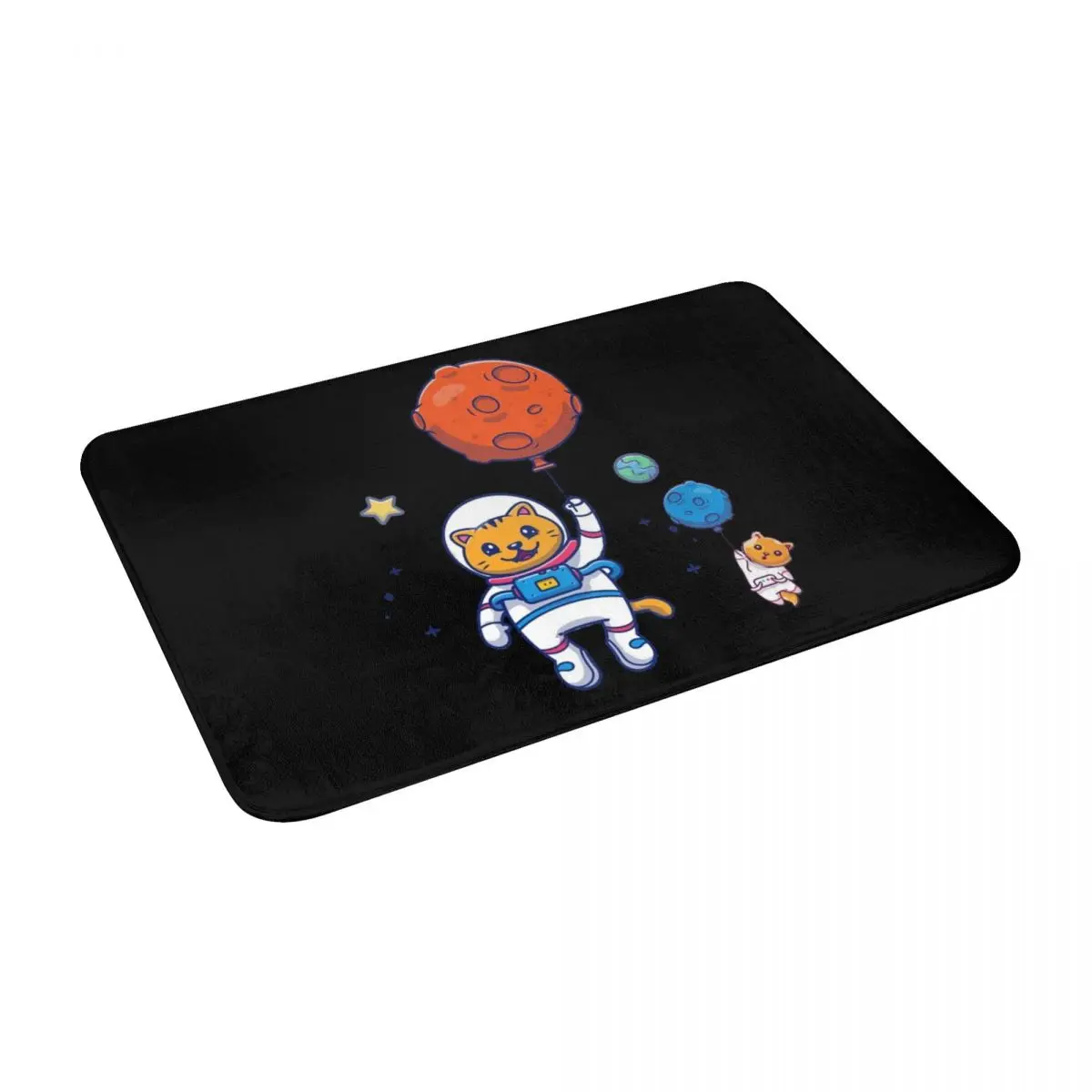 

Moon Cat And Kitty Bath Door Floor Mat Rug Carpet Entrance Living Room Home Kitchen Doormat Bedroom Non-slip Hallway