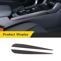 for honda civic 2022 soft carbon fiber car styling central control gear side panel sticker car interior modification accessories