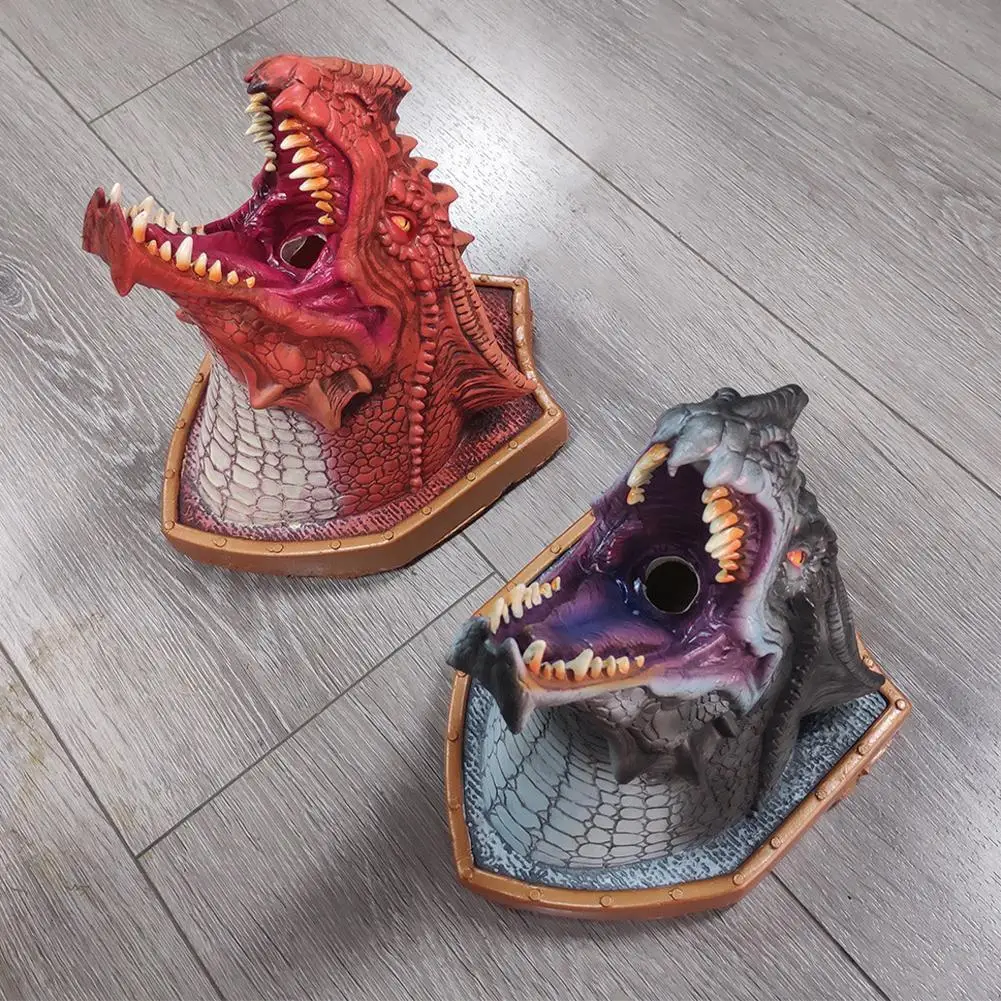 Dragon Legends Prop 3d Настенный динозавр в форме дыма настенная статуя искусство на стену