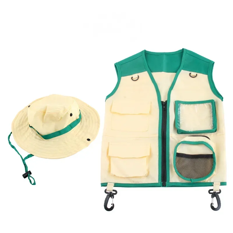 Фото Косплей Костюм для косплея Dofure en plein air pour enfants, ансамбль с jouets pour gar reklam, chapeau Explorer Gla №5