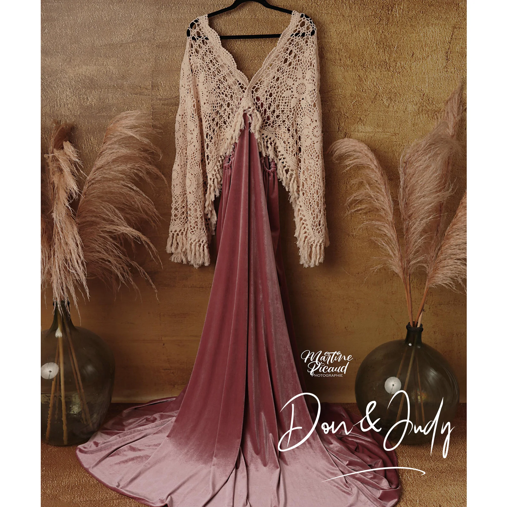 Don &amp Judy бархатное женское платье с v-образным вырезом хлопковая шаль и