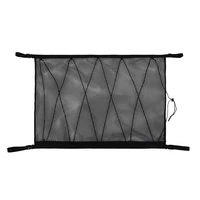 portable in car ceiling storage net vehicle ceiling storage net pocket roof interior cargo net bag car trunk storage pouch