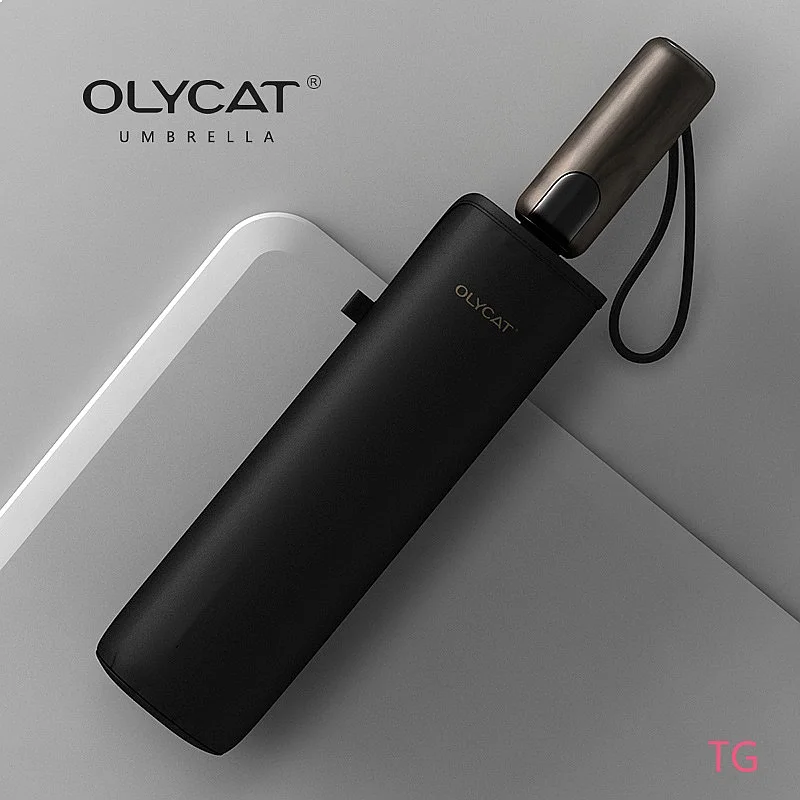Фото Зонт OLYCAT 280T с автоматическим открытием и закрытием, ветрозащитный, от дождя, портативный, деловой зонт №2
