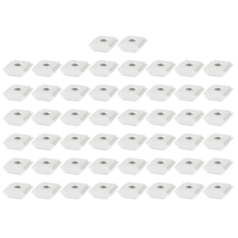

68UF 50Pcs T-Slot Nut 5/16" Threads Table Slot M8