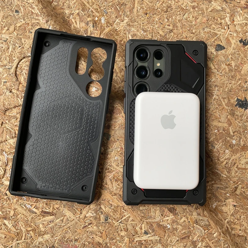 Advanced Business Magsafe Case Fall prevention For Samsung Galaxy S23Ultra S23 S23Plus Magnetic MatterClear Shockproof Cover