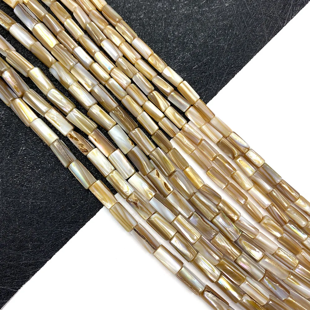 

Natural Sea Shell Bead Cylindrical Penguin Shell Bead Lady Fashion Accessories DIY Handmade Necklace Accessories Charm