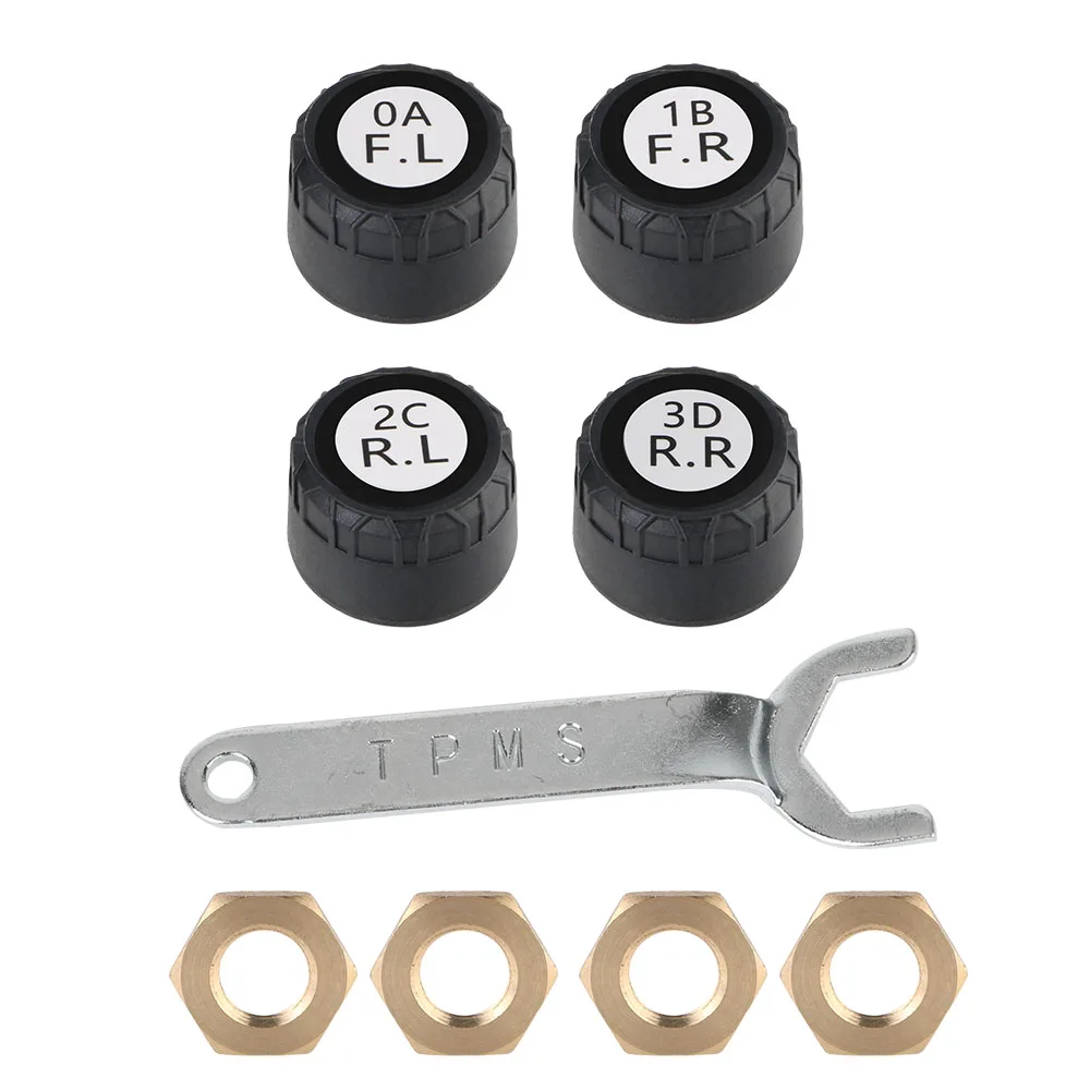 

Система Bluetooth TPMS: 2/4 Внешних Датчика Давления В Шинах С Сигнализацией, Дисплей Давления В Колесах Мотоцикла