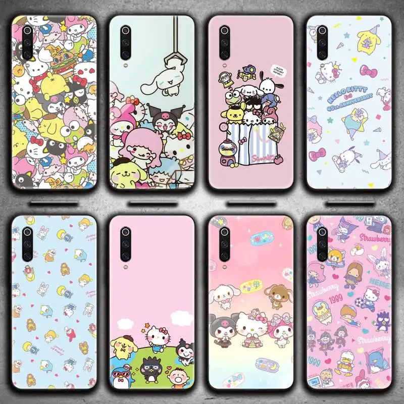 Мультяшный чехол для телефона Sanrio Kuromi Kitty Xiaomi Mi Note 10 Lite 9T Pro xiaomi CC9 9SE |