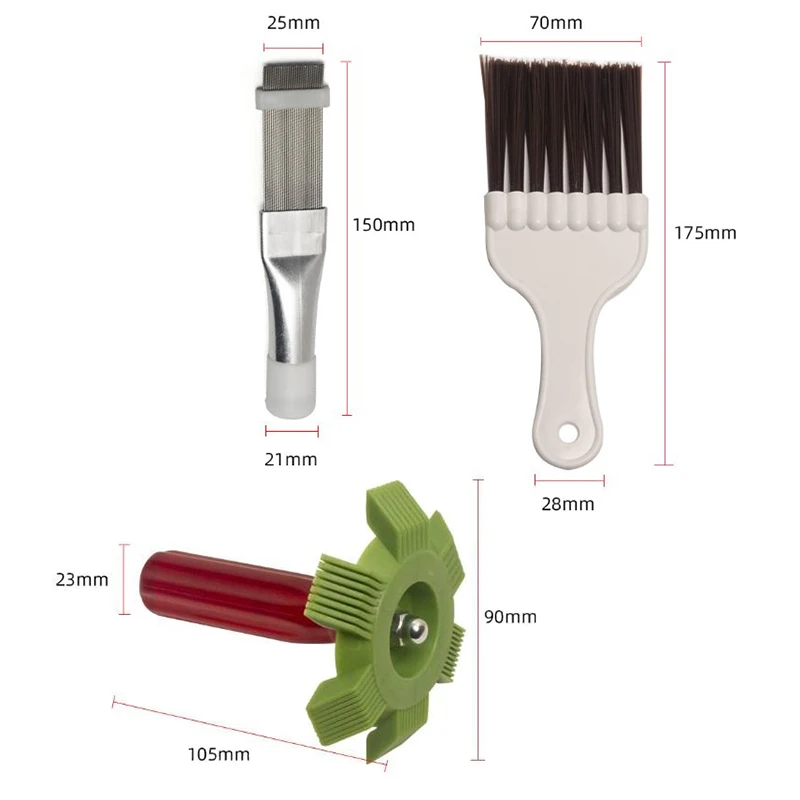Универсальная щетка для ремонта ребер радиатора автомобиля кондиционер