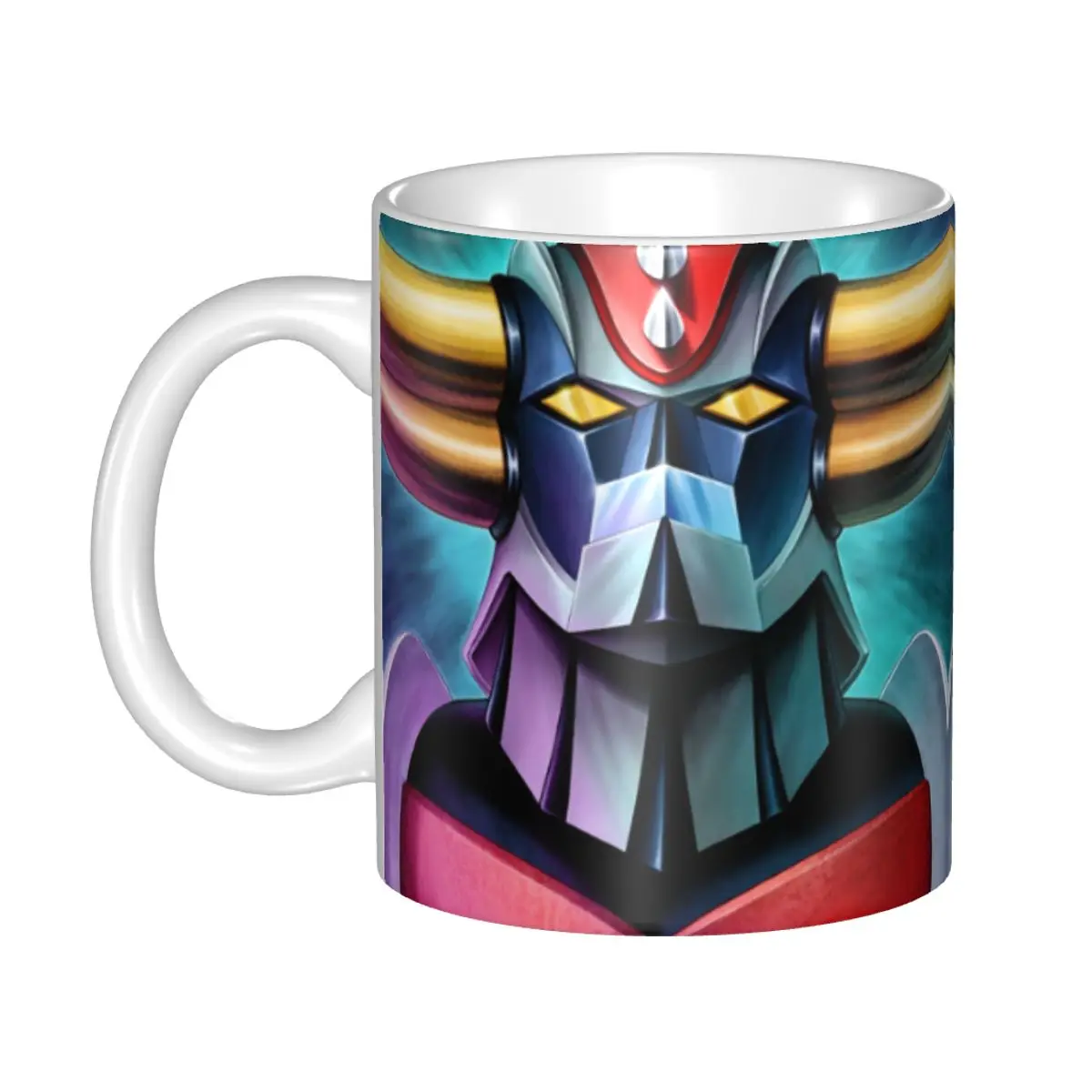 

Customized Grendizer Goldrake UFO Robot Mug DIY Anime Manga Ceramic Tea Milk Coffee Cups Outdoor Work Camping Cups And Mugs