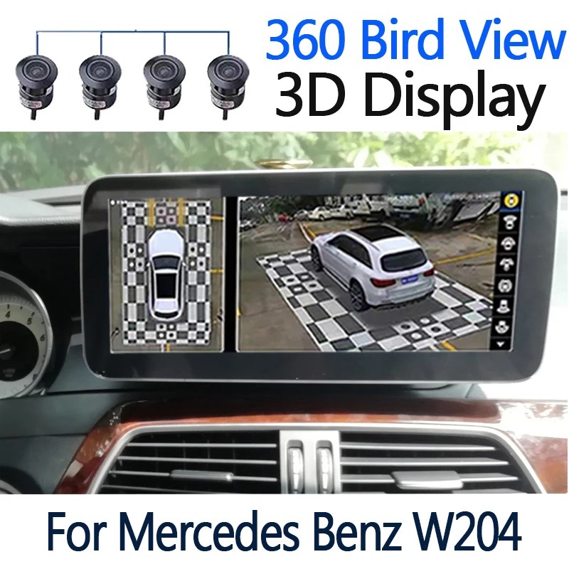 

Автомобильный мультимедийный плеер для Mercedes Benz MB Class W204 2008 ~ 2011 NTG 360 Bird View 4G + 64G Android радио GPS Стерео навигация