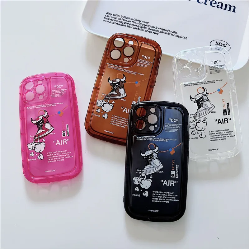 SNEAKERS Cover for iphone12 13pro X XR Tackie Basketball shoes Phone Case For iPhone 11 12 13 14 Pro Max 8 7 Plus Soap Cover