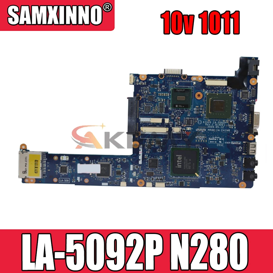 

Akemy 0KG3VK KG3VK for Dell Inspiron Mini 10v 1011 Laptop Motherboard LA-5092P N280 tested