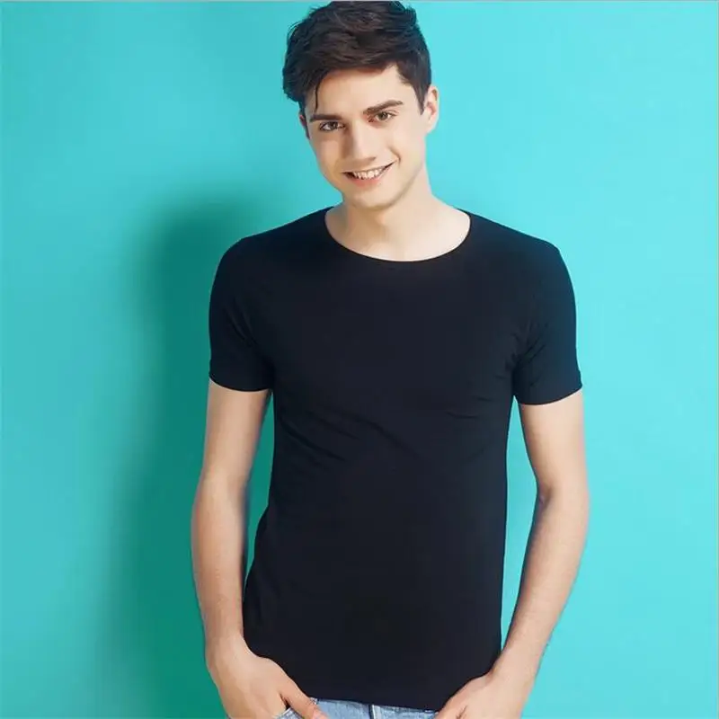 

B1187 Men High Quality Pure Cotton T-shirt O-neck Shirt Man Football Basketball Tee Shirts Wholesale