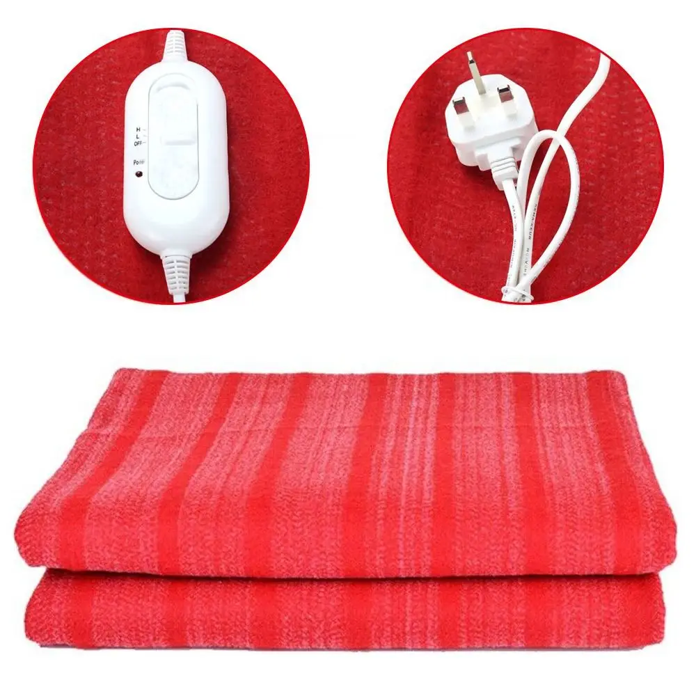 No Electricity Leakage Red Winter 220V Heater Body Warmer Heated Blanket Electric Blanket