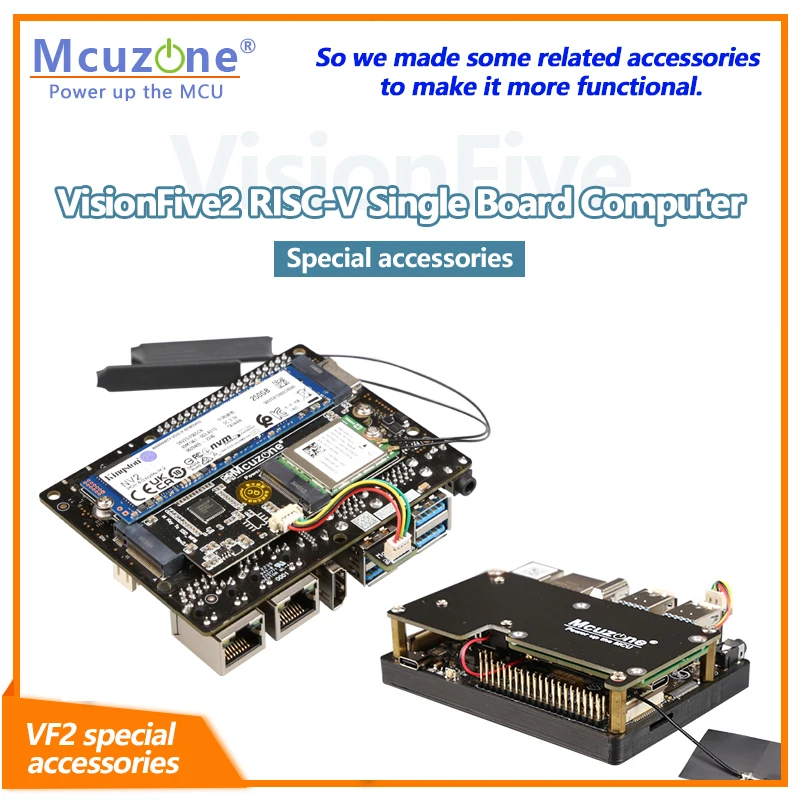 

VisionFive2 RISC-V Single Board Computer Special accessories