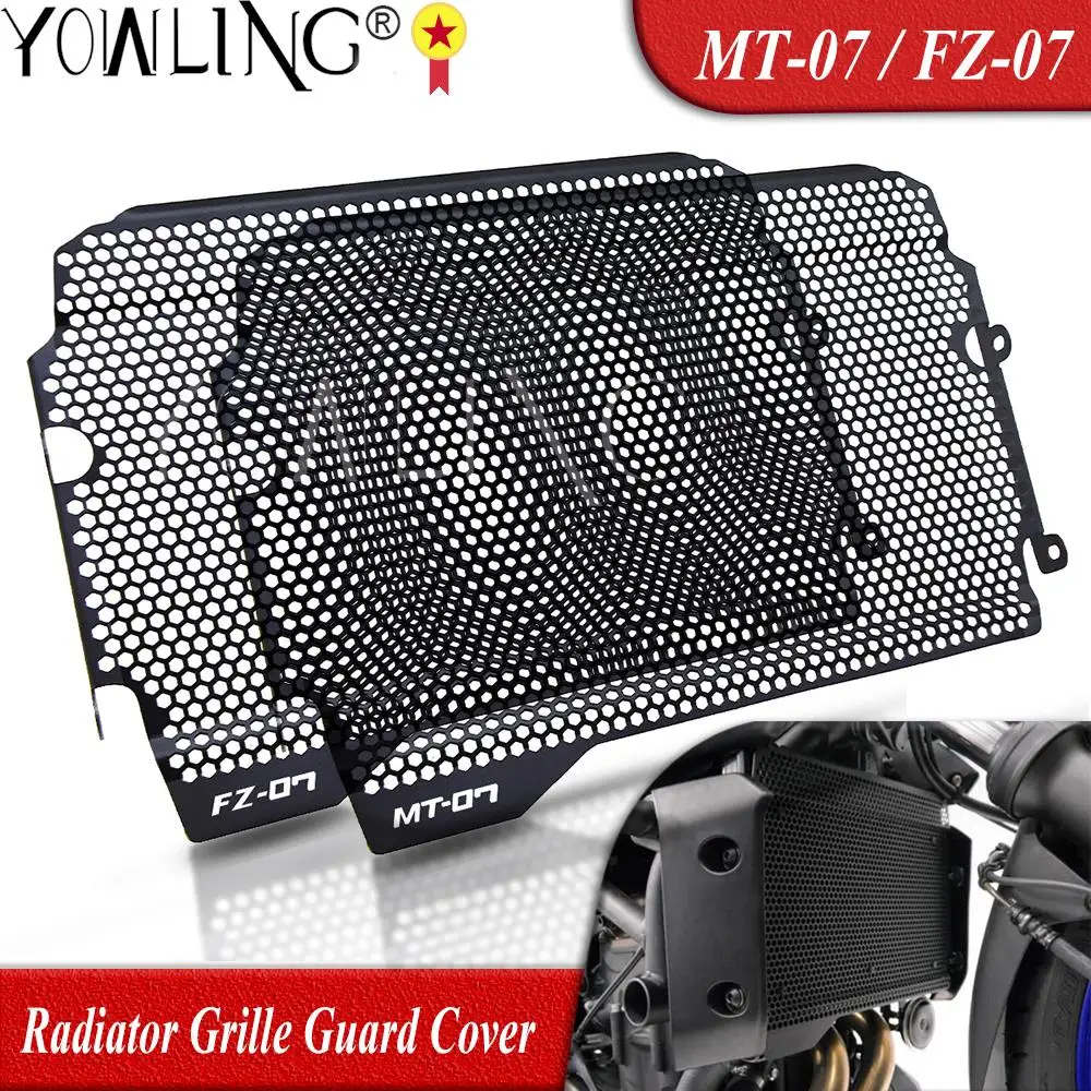

Motorcycle Accessories Radiator Grille Guard Cover Protection For Yamaha MT-07 FZ-07 MT07 FZ07 MT 07 FZ 07 2018 2019 2020 2021+