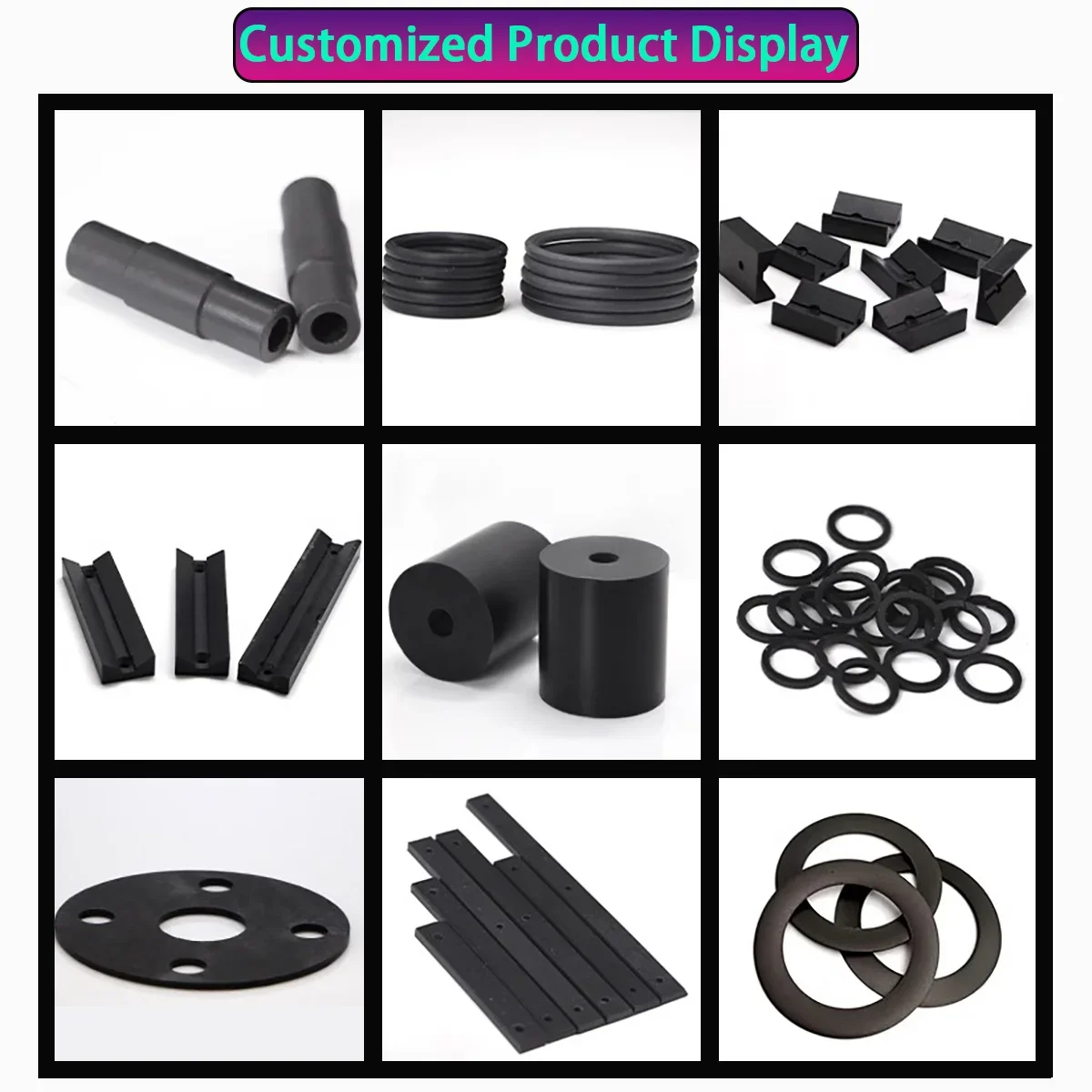 1 шт. черный стержень из ПТФЭ политетрафторэтиленовый экологически чистый