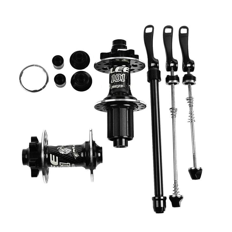 

ENLEE Mountain Bike Hub Front Rear Hub 32 Holes QR Thru Axle Bearings 72 Click Bicycle Hubs