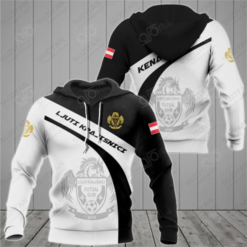 

Мужской спортивный костюм с капюшоном и 3D-принтом, в стиле ретро