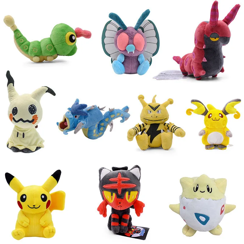 

13-20cm Pokemon Peluche Pokemon Plush Toy Kawaii Pokémon Pikachu Stuffed Toys Anime Cute Doll Model Toys for Girls Birthday Gift