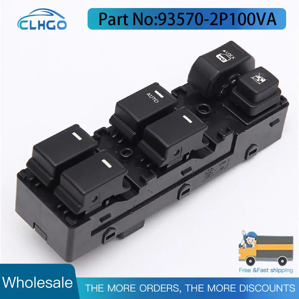 

Treeligo Automobiles Master Power Window Door Control Switch For KIA 2010-2014 Sorento R 93570-2P100VA Car Interior Accessories