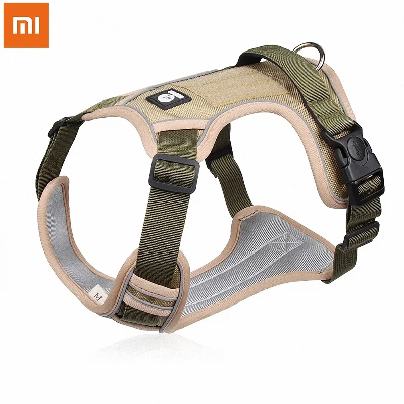 

Xiaomi Youpin Large Dog Outdoor Training Accessories Chest No Pull Explosion-proof Breathable Reflective Pet Dog Harness Vest