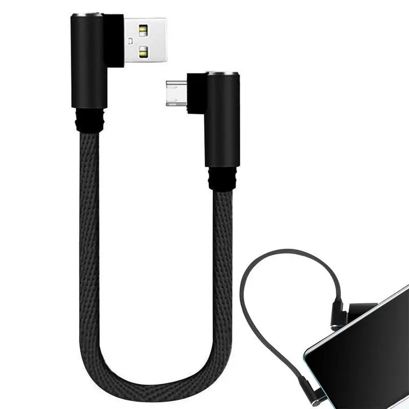 

Double Elbow Type C Cable 90 Degree Right Angle Elbow Data Cord 60W PD Fast Charging Cable USB C Cable For IPhone 13 25cm