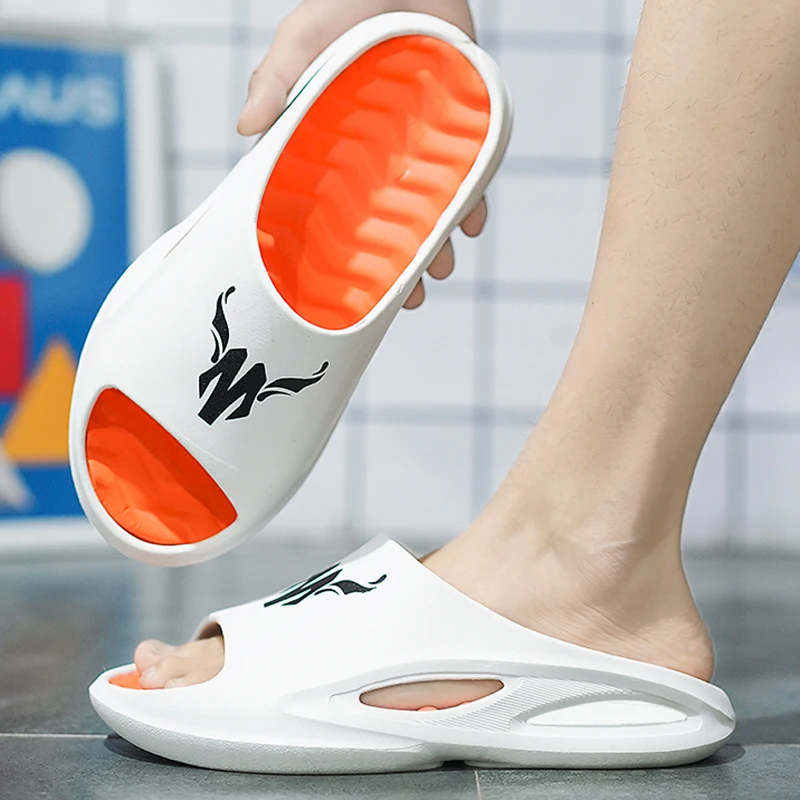 

Летние мужские шлепанцы на платформе из ЭВА, рандомные садовые тапки, сланцы, разные цвета, повседневная обувь для пар
