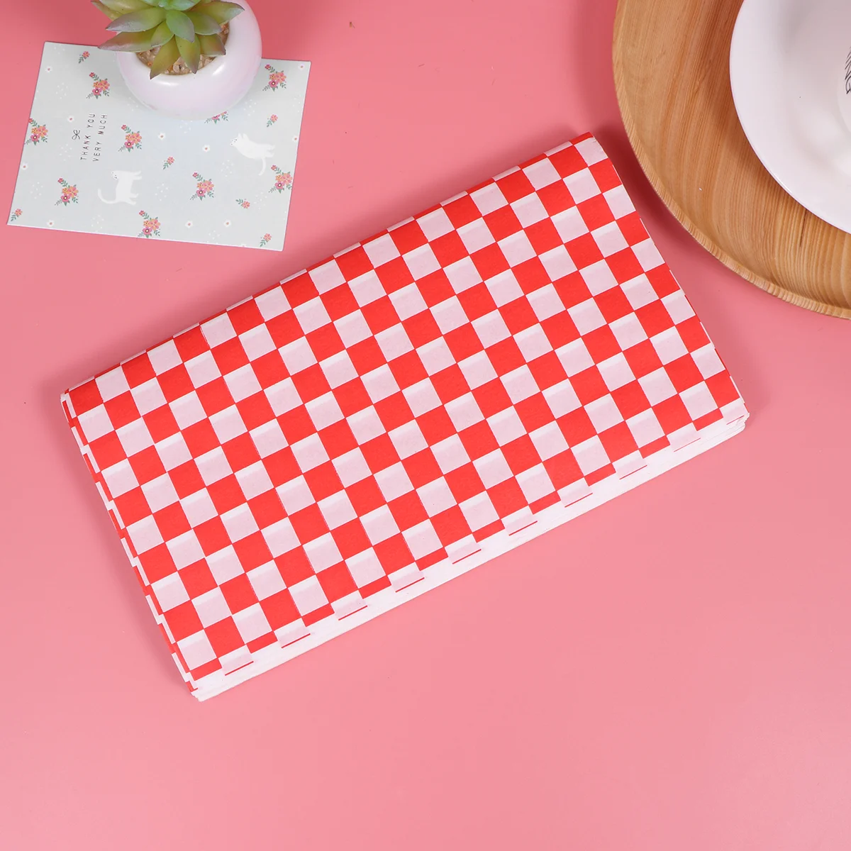 

Paper Delisheets Basket Checkered Sandwich Liner Wrap Wrapping Fast Liners Service Butcher Parchment