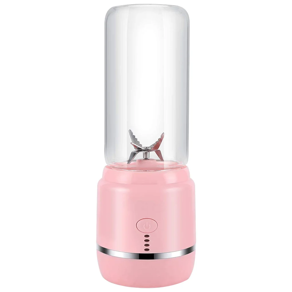 

USB Electric Mini Juicer Portable Rechargeable Fruits Vegetables Blender 400ml Juice Milk Shakes Cup Mixer Kitchen Fruit Tools