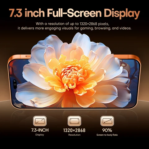 Оригинальные защитные пленки для экрана 7,3 дюйма для планшета I17 PM 16 ГБ ОЗУ 1 ТБ ПЗУ Android 15 Core ПК Телефон Двойной Wi-Fi 8000 мАч