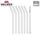 Набор из 6-ти трубочек для напитков Walmer Cocktail, цвет прозрачный