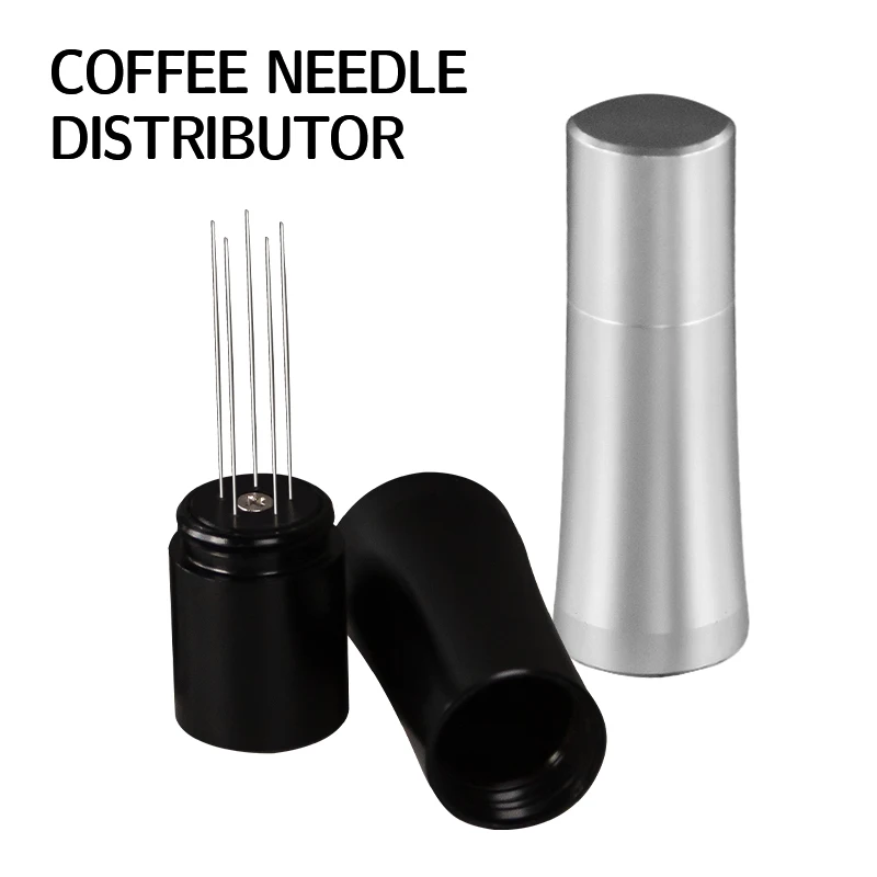 

Распределитель игл для кофе, алюминиевая ручка для перемешивания порошка, 5-контактный аппарат для эспрессо из нержавеющей стали, аксессуары для Темпера