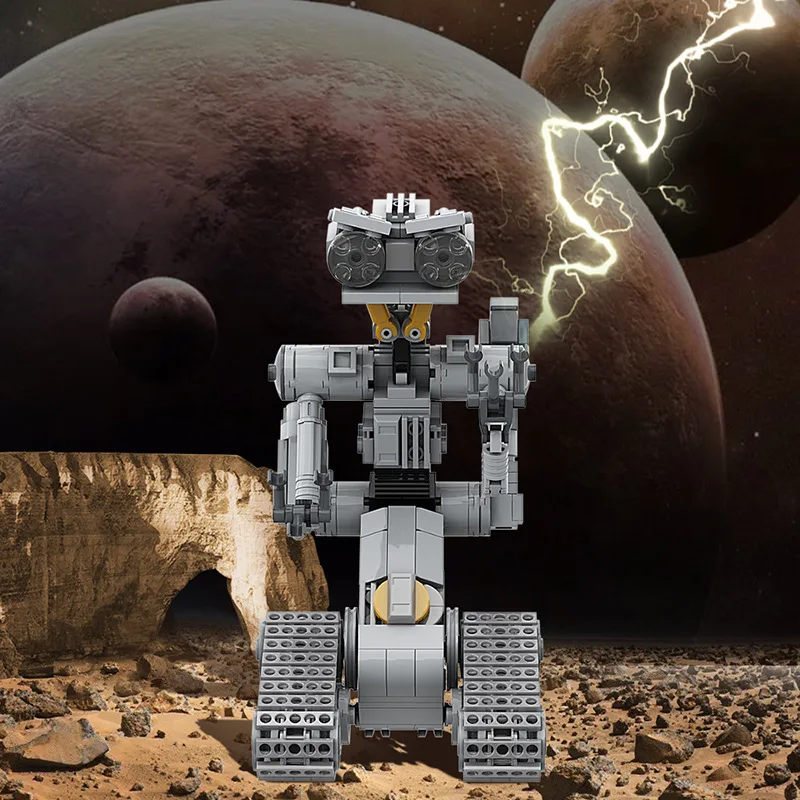 

Креативные идеи, модель робота Thunderbolt 5 Moc, строительные блоки, развивающие игрушки для мальчиков, подарки, набор кирпичей из мелких частиц