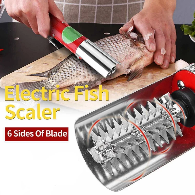 

2X Fish Scale Remover Accessories Electric Scaler Remove Durable Cutter Head Tool D