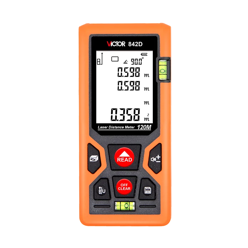 VICTRO 842D Цифровой лазерный дальномер Максимальное расстояние 120 м Недорогой с