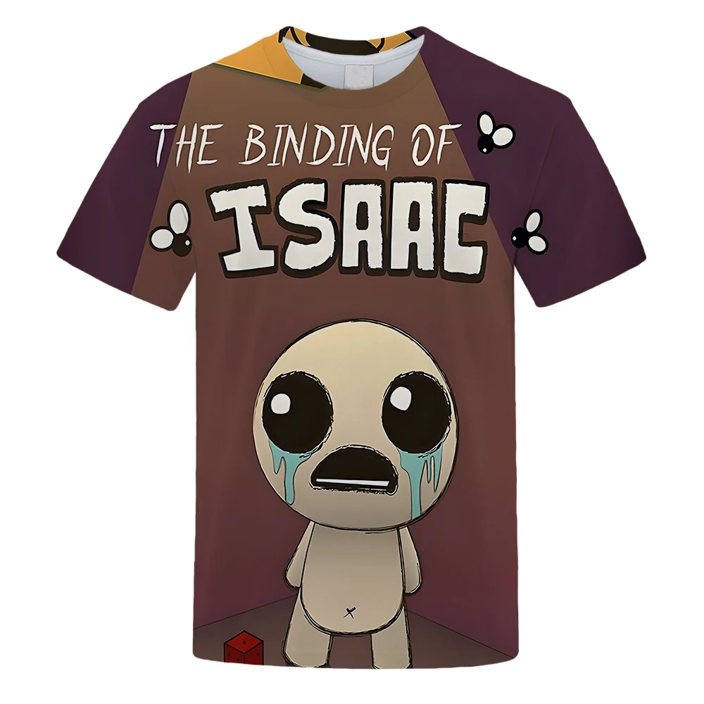 

The Binding of Isaac 3D Printing T-shirts Men/women Cry Eyedrop Religion T Shirts Popular Game Tshirts Individualization Fashion