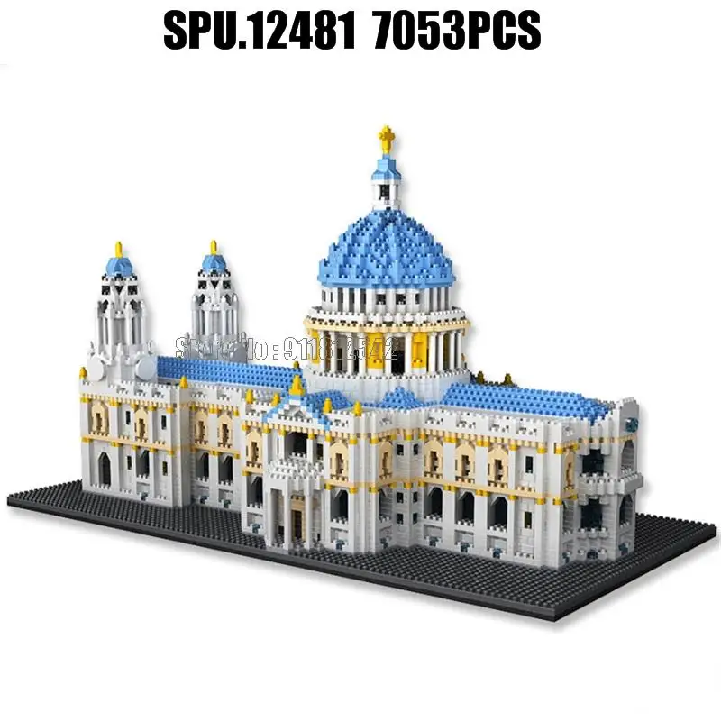 8650 7053 шт. Всемировая великолепная архитектура знаменитый собор Святого Павла