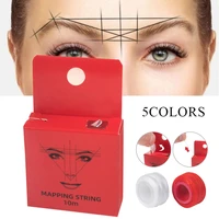 mapping pre ink string for microblading eyebow dyeing liners thread semi permanent positioning eyebrow measuring makeup tool