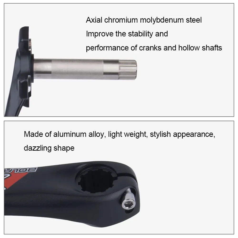 Новый ажурный интегрированный кривошипный механизм BOLANY для горного велосипеда